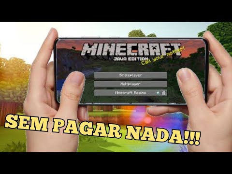 MINECRAFT JAVA NO CELULAR! Muito simples!
