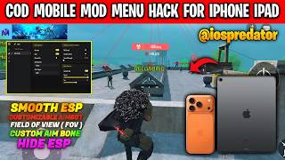 How To Hack Call of Duty Mobile in iOS Device | 100 % Antiban CODM iPhone Hack - Mod Menu Cheat