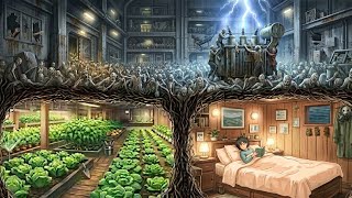 Living Alone in a Bunker After the Zombie Apocalypse | Last Girl Alive | Ghibli  ASMR. screenshot 4