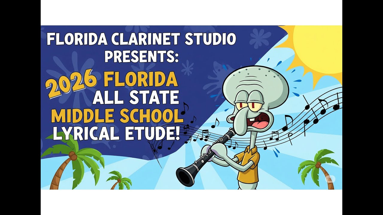 2026 Florida All State middle school lyrical etude