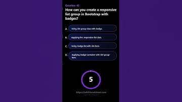 How can you create a responsive list group in Bootstrap with badges
