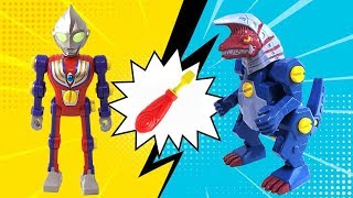 Download Lagu Ultraman Tiga \u0026 Kaiju Golza Monster DIY Toy Robot Kit Unboxing Review ウルトラマンティガ \u0026 ゴルザ ロボット おもちゃ MP3