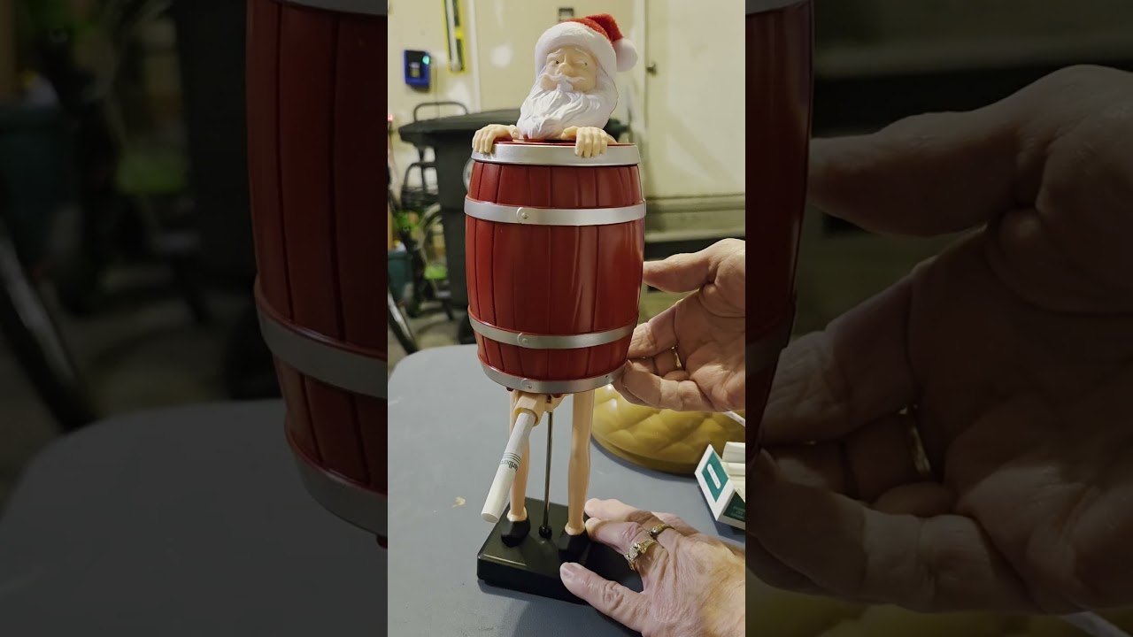 Cigarette Dispensing Santa