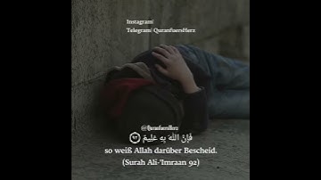 Surah Ali Imraan 92 | سورة آل عمران ٩٢ | Sadaqah لَنْ تَنَالُوا الْبِرَّ حَتَّىٰ تُنْفِقُوا مِمَّا