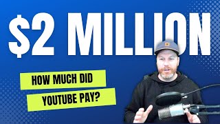 How Much Money Does 2,000,000 YouTube Views Pay You? @StudioHacks