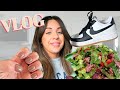 VLOG! SPRING CLEANING, NEW SHOES, MY BURGER SALAD RECIPE!