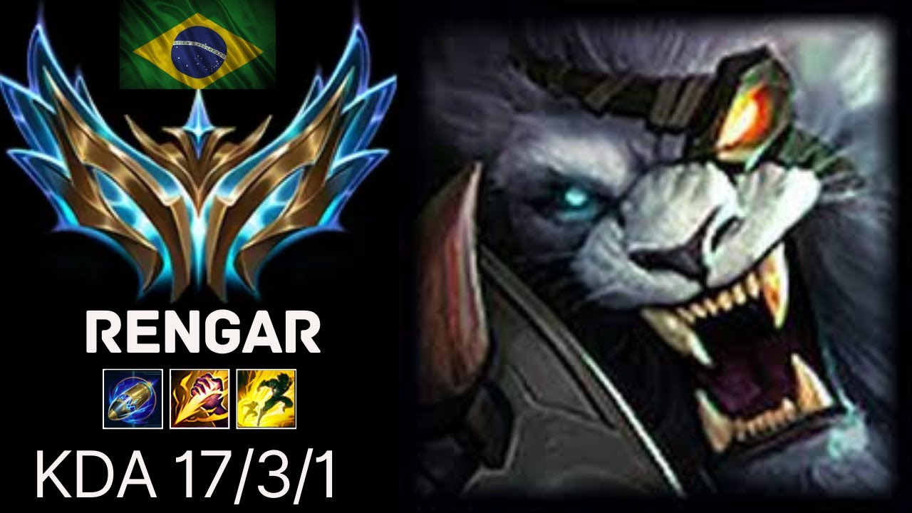Rengar JG vs Kayn - BR Challenger - MVP - lol - Patch 13.13 - YouTube
