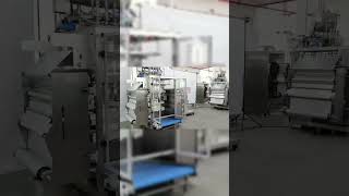 Automatic Four Side Seal Powder Packing MachineDust-Free High Precision Auger Sachet Filling Machine