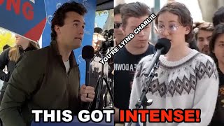 Charlie Kirk CONFRONTED By Intelligent College Student On White Privilege