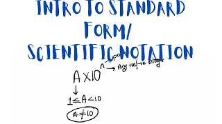 Introduction to Standard Form/ Scientific Notation | Math Stage |CSEC/GCSE | Tutorial Math