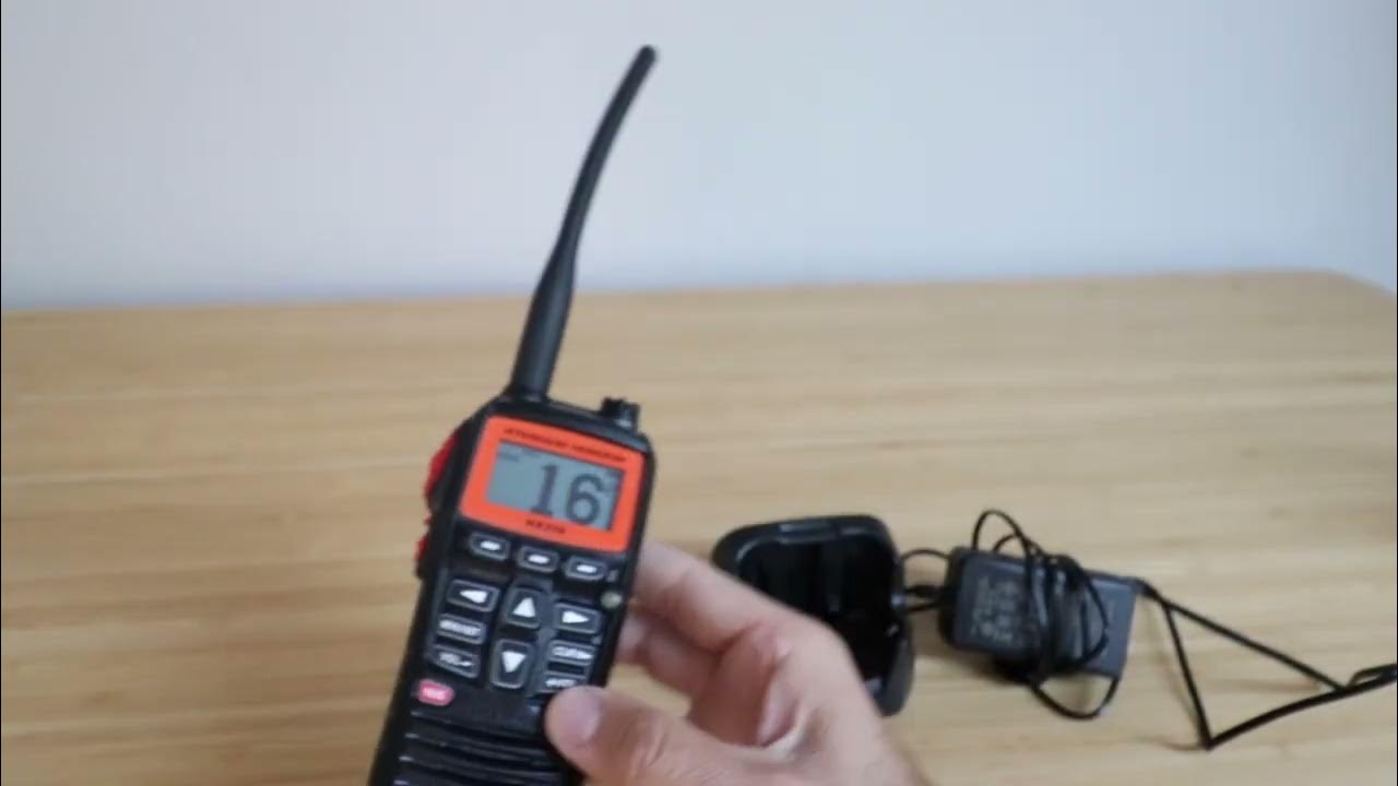 Standard Horizon HX210 Marine Radio Review YouTube