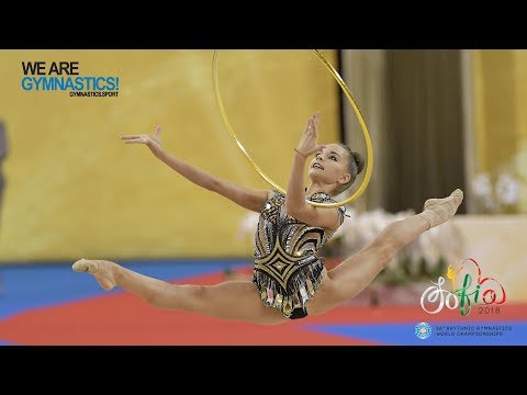 2018 Rhythmic Worlds, Sofia (BUL) - Hoop+Ball Finals, Highlights - We Are Gymnastics !