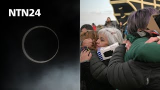 Así se vivió el eclipse solar que deslumbró a miles de personas de la Isla de Pascua y la Patagonia