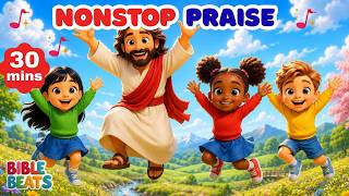 30 Minutes of Nonstop Bible Songs 🎉 Kids Clap, Dance & Worship Jesus