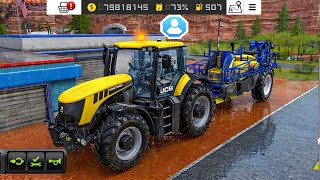 Rain Update ! Fs 18 Biggest Tractor &amp; Fertilizer Machine | Multiplayer : Timelapse #fs18