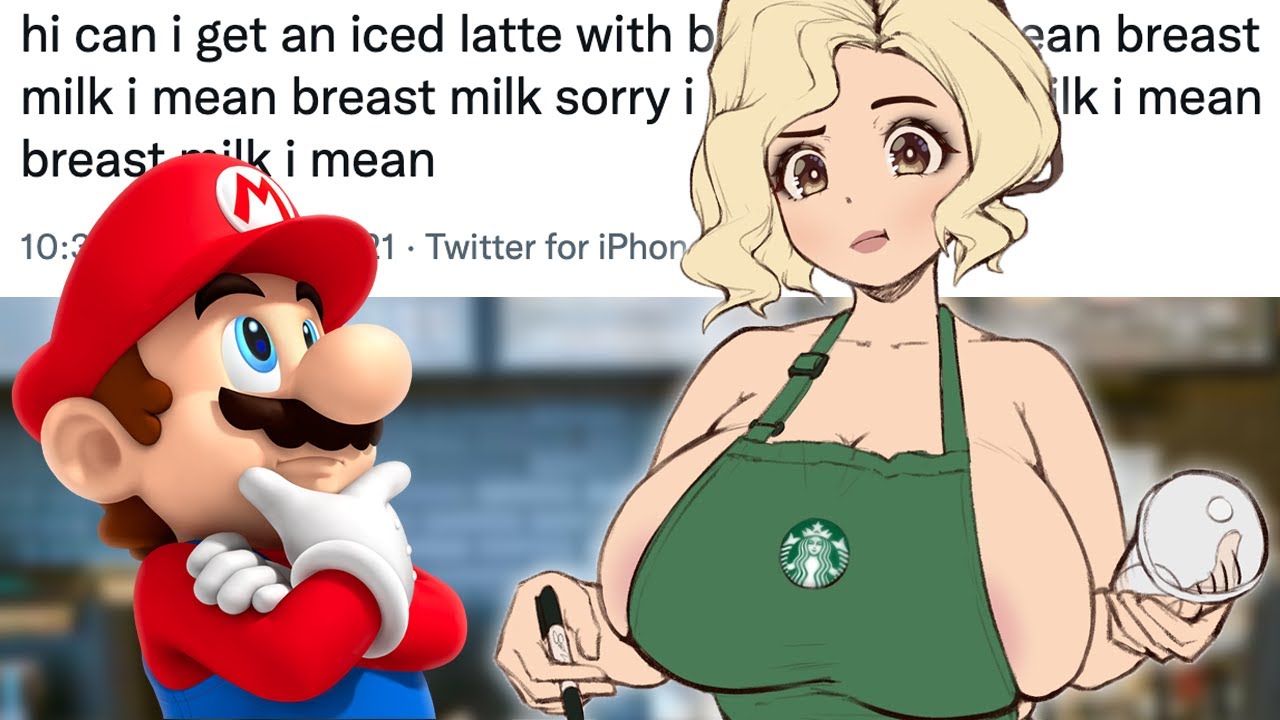 iced latte with breast milk, iced latte, iced latte with breast milk meme, ...