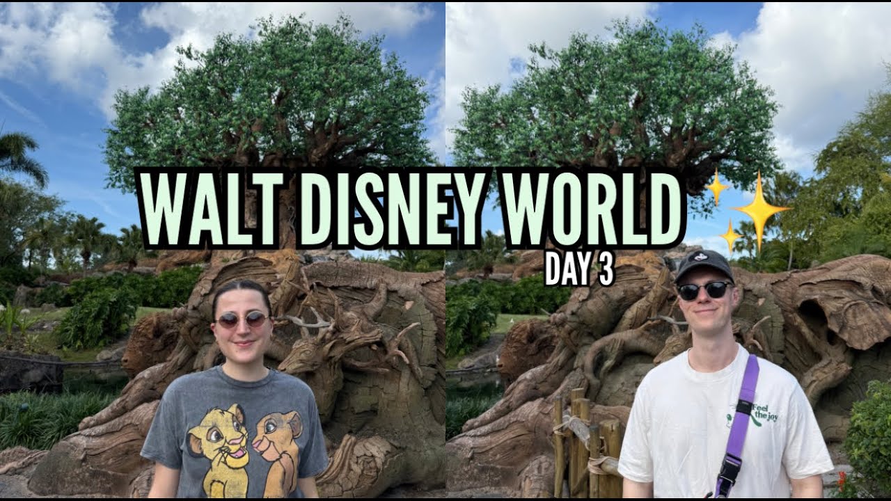 WALT DISNEY WORLD! Day 3! 🌳 ✨ Animal Kingdom & Disney Springs! 