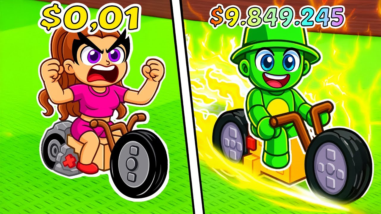 J’ai dépensé 956 765 € pour la MOTO la plus RAPIDE dans Roblox Build A Superbike !