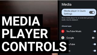 Android 12 Feature Spotlight - Customize the Quick Settings Media Player Control Notification screenshot 5
