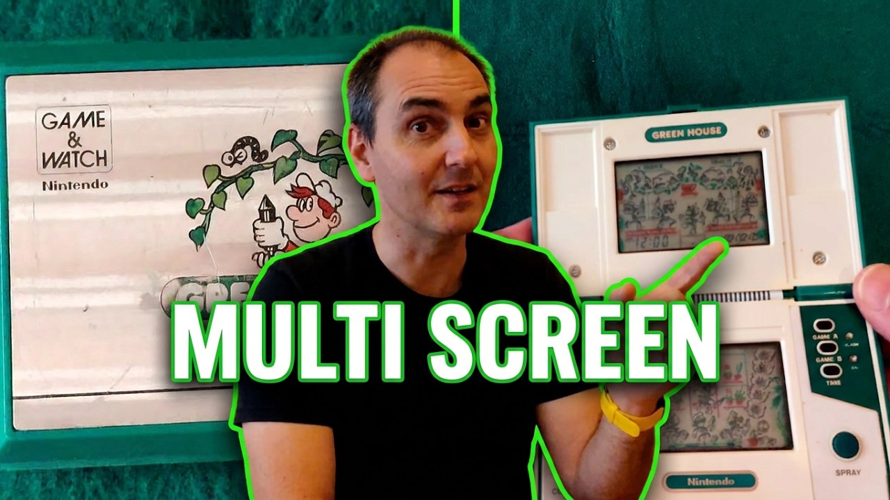 Analizamos la Game & Watch GREEN HOUSE: Una joya de Nintendo Multi