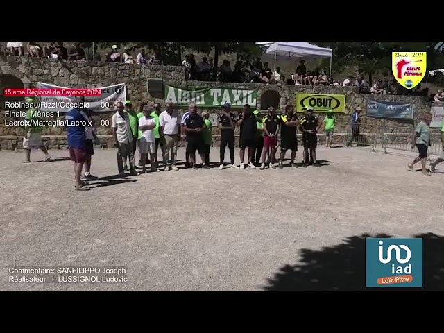 Miniature : Finale régional de Fayence Robineau/Rizzi/Cocciolo vs Lacroix/Matraglia/Lacroix