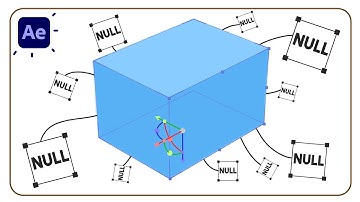 Control 3D Elements With Null Objects in After Effects Tutorials
