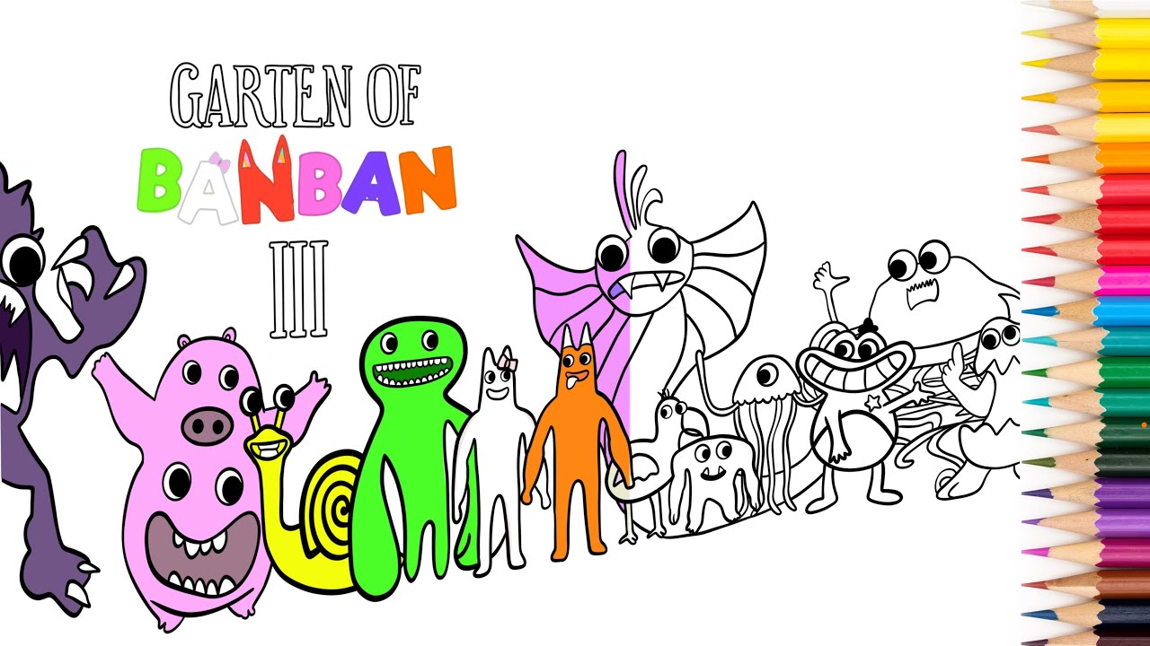 Garten of Banban 3 Coloring pages / Arcando - In My Head [NCS] - YouTube