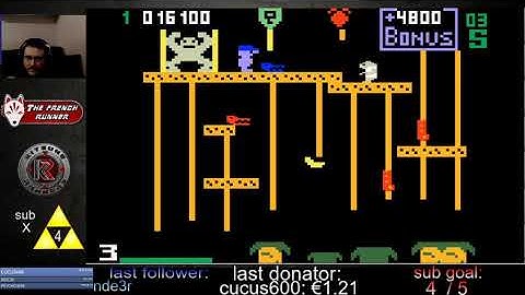 TEST Donkey Kong Jr Mattel Intellivision 1983