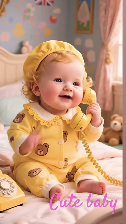 Baby says mamma papa on call ☎️ 🍼❤️🌺#baby #papaloving