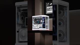 HYTE Y70 Ti White Fish Tank GAMING PC Build | Ryzen 7 9850X3D + RTX 5090😱 #gaming​ #pcbuild​