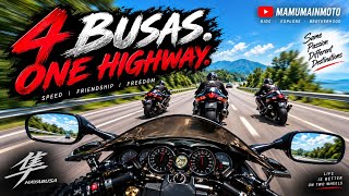 When 4 Hayabusas Hit the Open Highway… 🔥