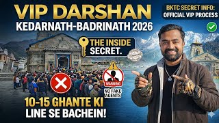Kedarnath-Badrinath VIP Darshan & Puja Booking 2026: Avoid the 10-hour queue! 🚩