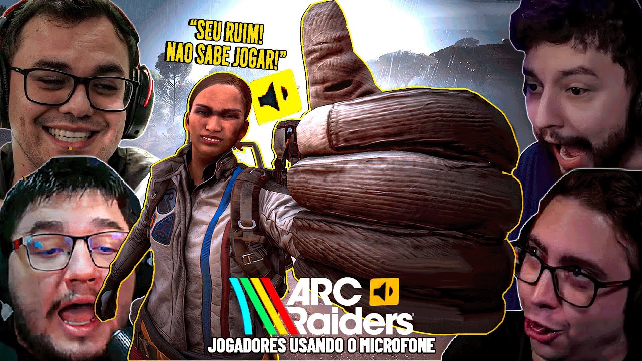 ARC RAIDERS: MELHORES MOMENTOS DE XINGAMENTO E CHORO NO VOIP! (DESTRUIU O TRIO SOZINHO!) #arcraiders