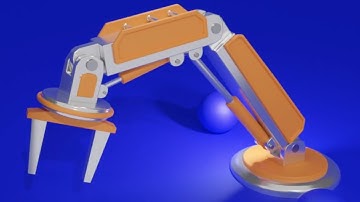 Robotic arm animation made in blender 🥵🔥