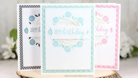 Unity Quick Tip: Wreath Builder A2 Birthday Cards