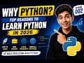 Why Python? | Top Reasons to Learn Python in 2026 (Episode 002)