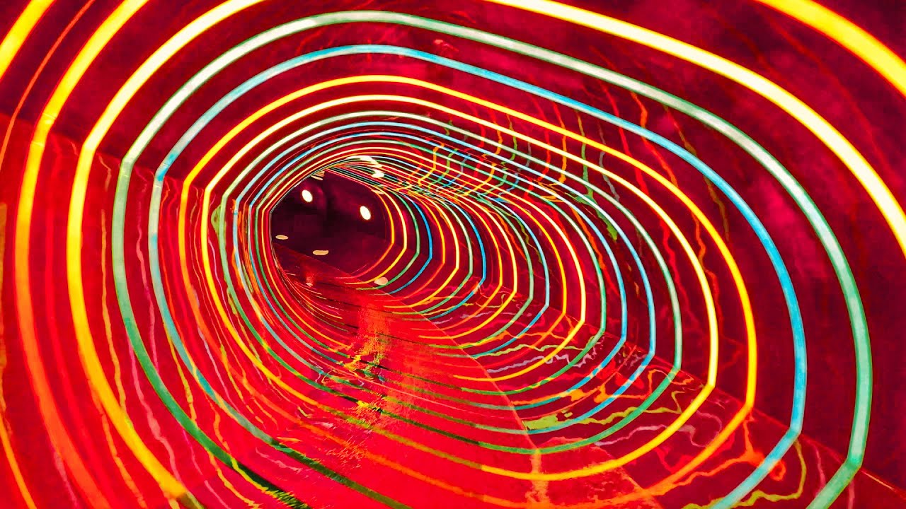 Very Long MAGIC EYE Water Slide at Binkowski Resort Kielce