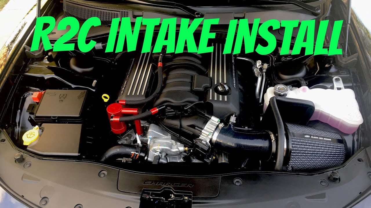2016 Dodge Charger Scat Pack - R2C Cold Air Intake Install! - YouTube