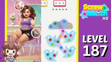 Screw Match Level 187 Solution Walkthrough