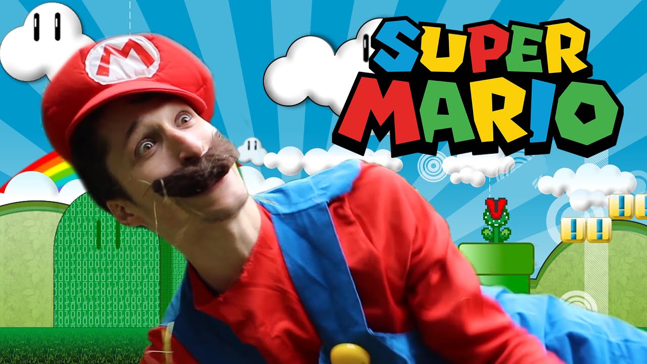 implicar cocodrilo Antibióticos Super Mario Bros In Real Life (A day in the life of Mario and Luigi) -  YouTube