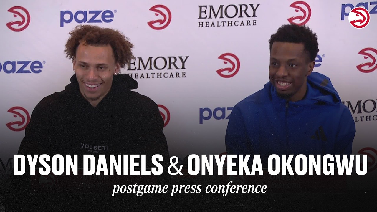 Hawks vs. Trail Blazers Postgame Press Conference: Dyson Daniels & Onyeka Okongwu