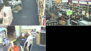 Liquor Store Robbery - CCTV Footage