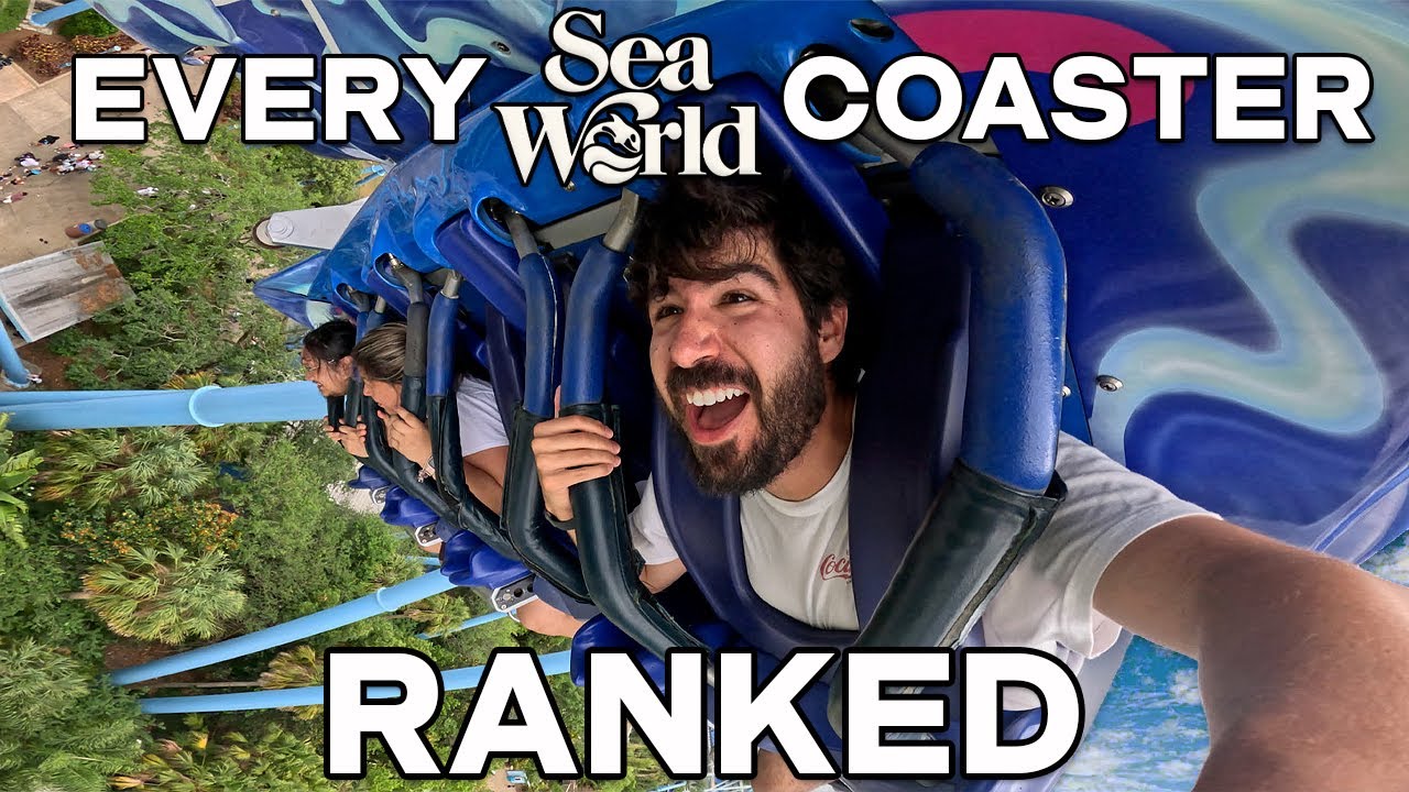 Riding & RANKING Every SeaWorld Orlando Roller Coaster!