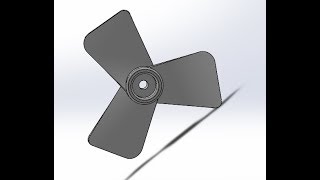 Modelling a pedestal Fan blade in Solidworks-Tutorial3