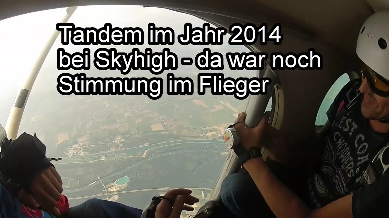 Skydive Tandem guests in panic