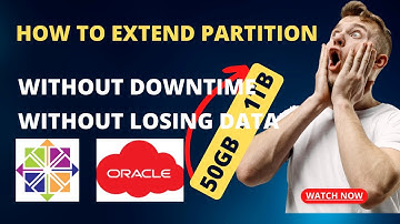 Extend Partition Without Downtime & Without Losing Data In Linux - Centos