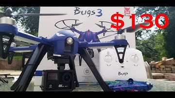 Drocon Bugs 3 Drone Unboxing and Review. Great Brushless Quadcopter.