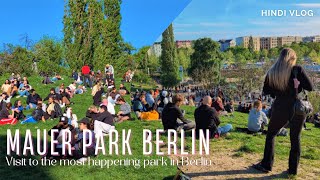 Berlin Mauer Park | Exploring after Winter | Hindi Vlog | 4K HD 🇩🇪