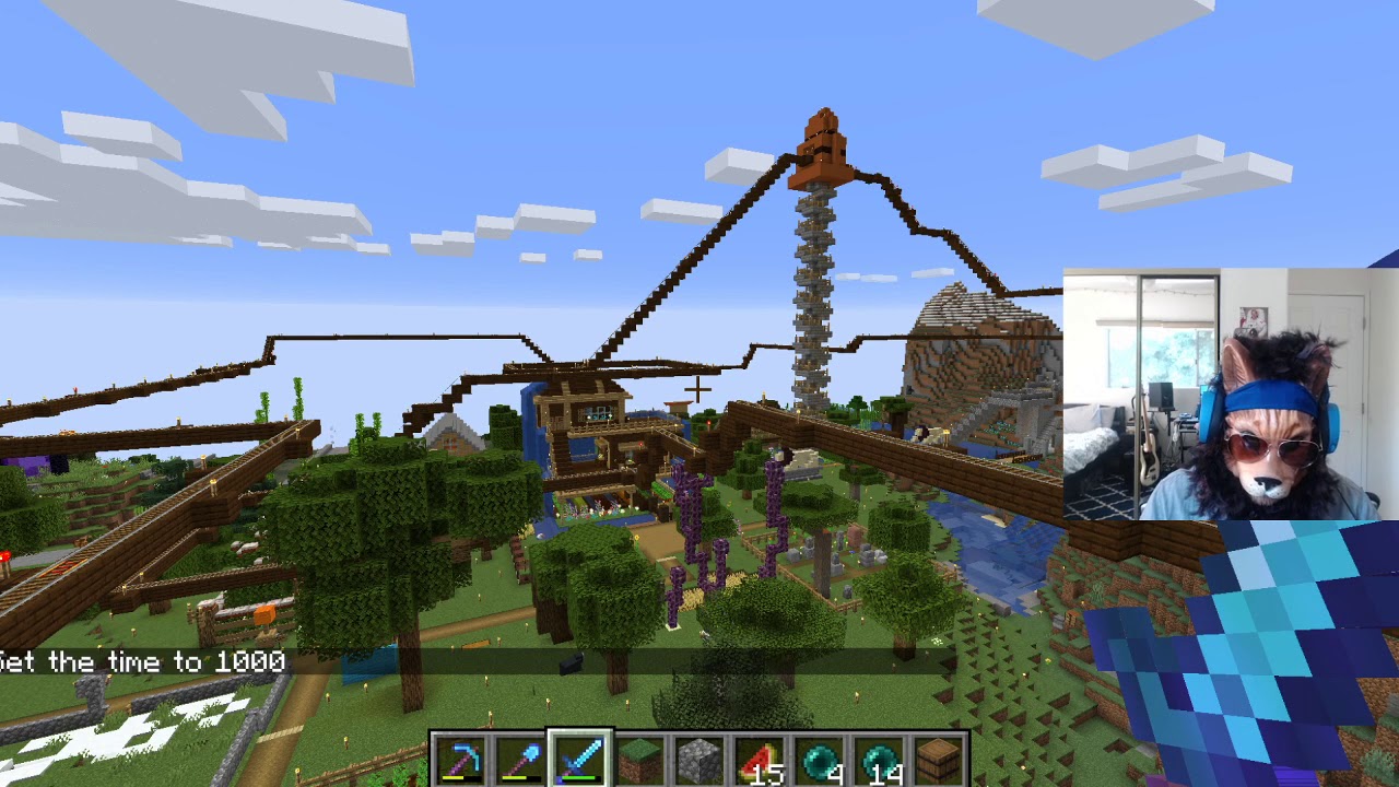 Commander Meouch Stream 6-25-20 / Minecraft Part 1