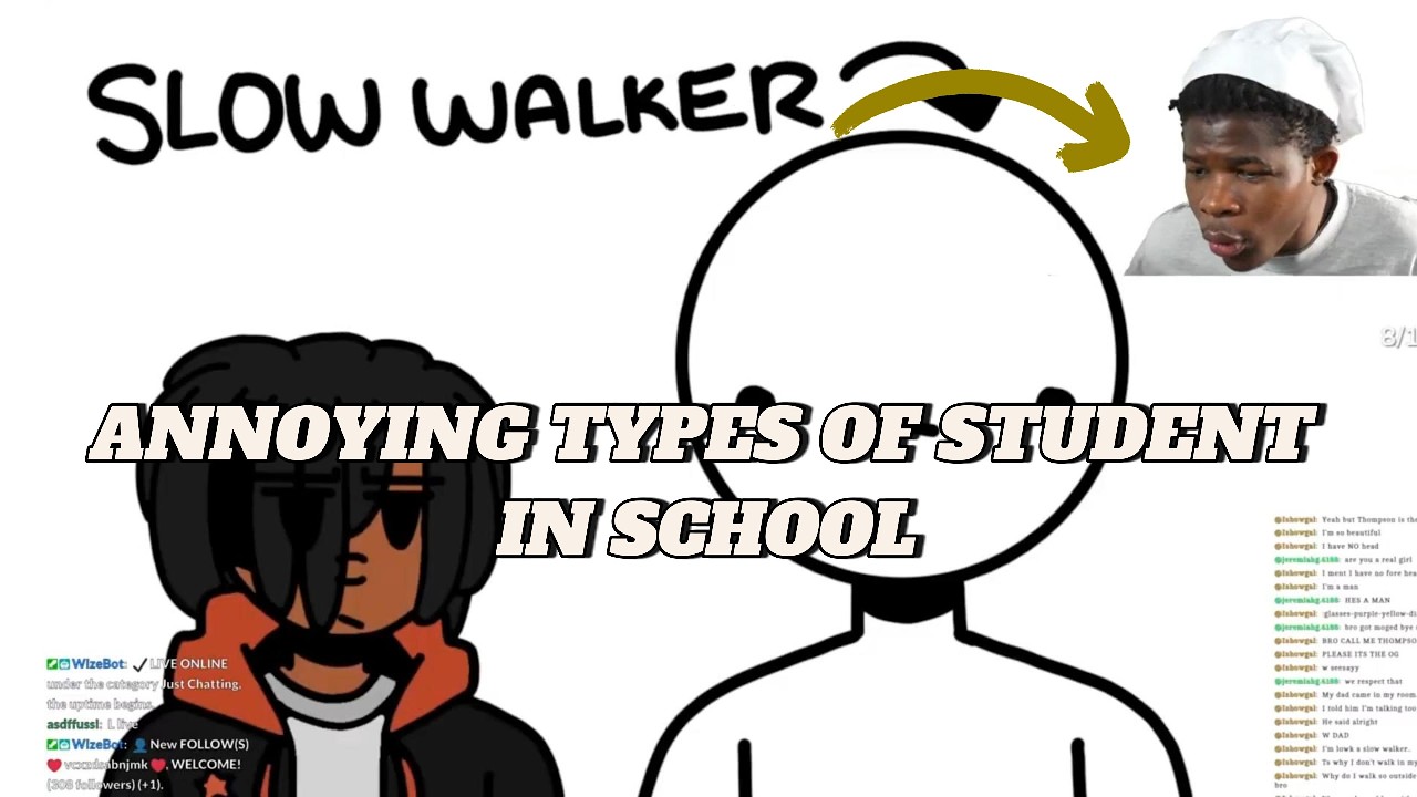 Sesay Reacted To Types Of Annoying Student In School